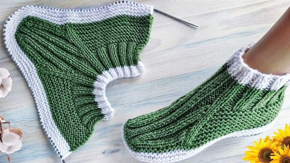 Knitted slipper pattern free