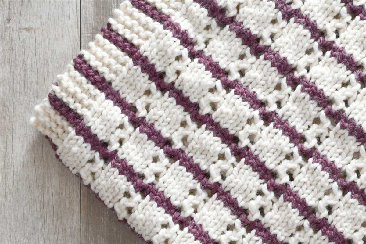 Mexican blanket knitting pattern