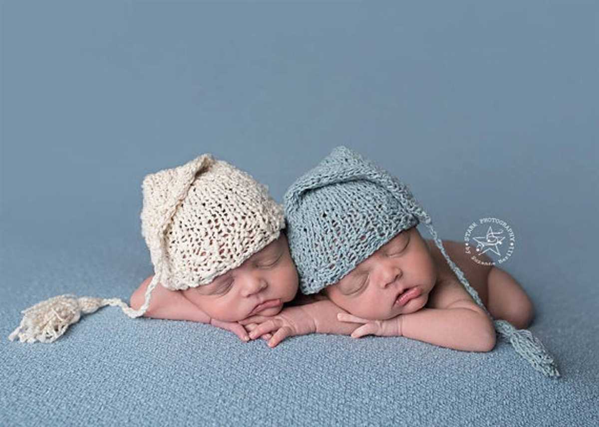 Knit patterns for newborn hats