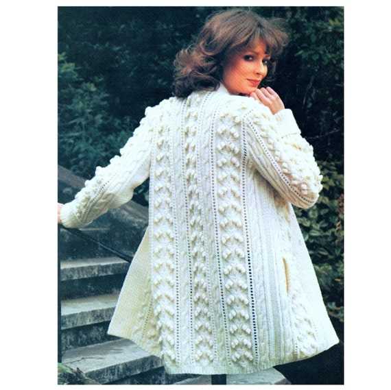 Duffle coat knitting pattern