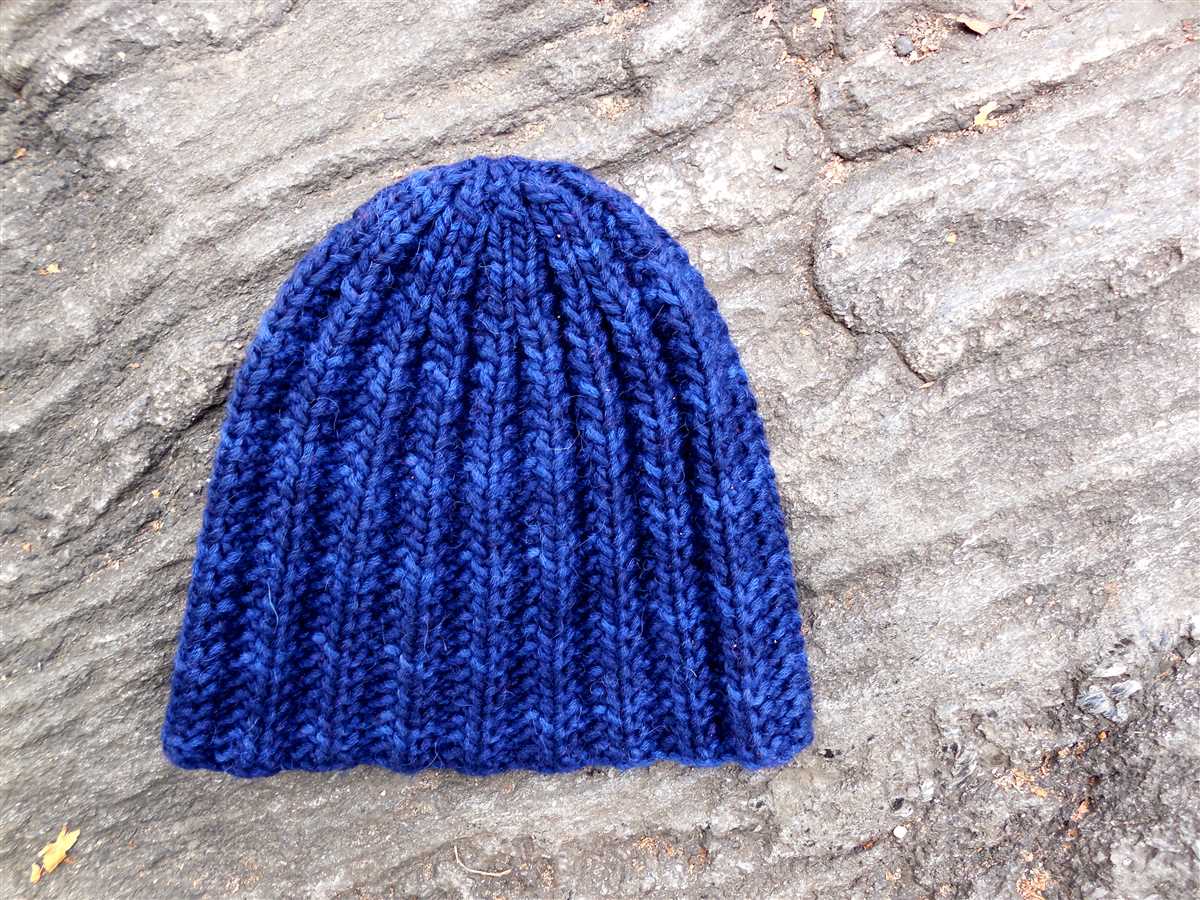 Knitted hat pattern