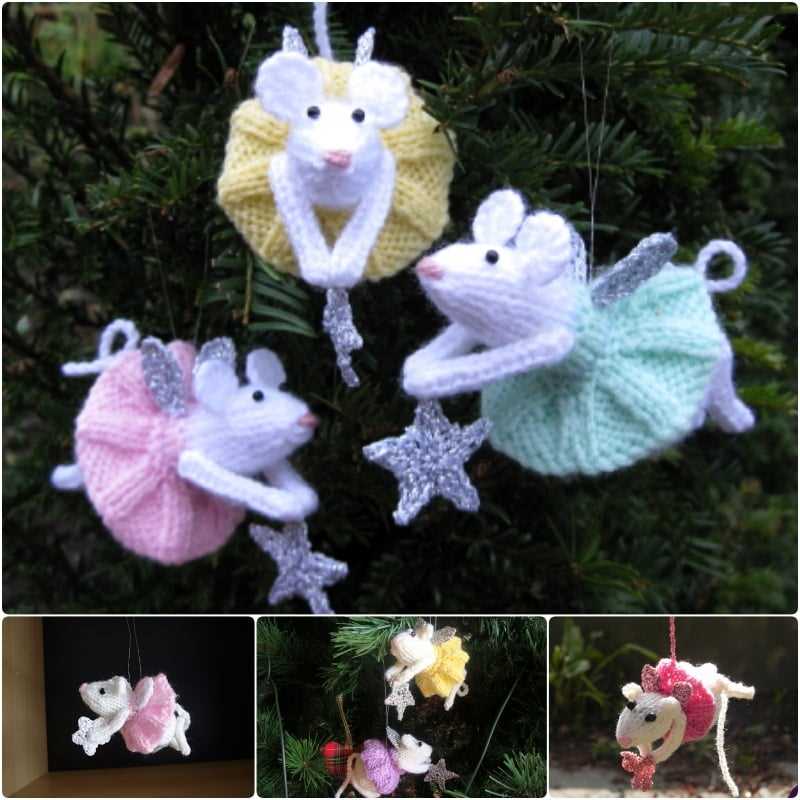 Free knitting pattern for christmas angel