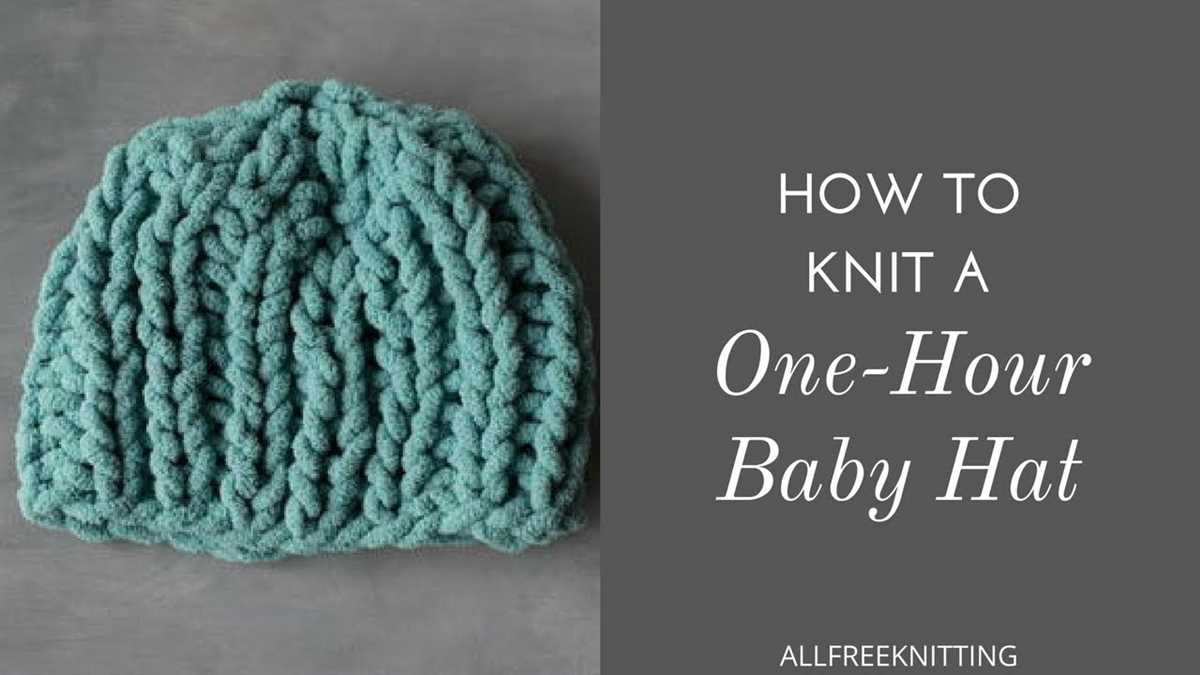 Free super bulky knit hat pattern