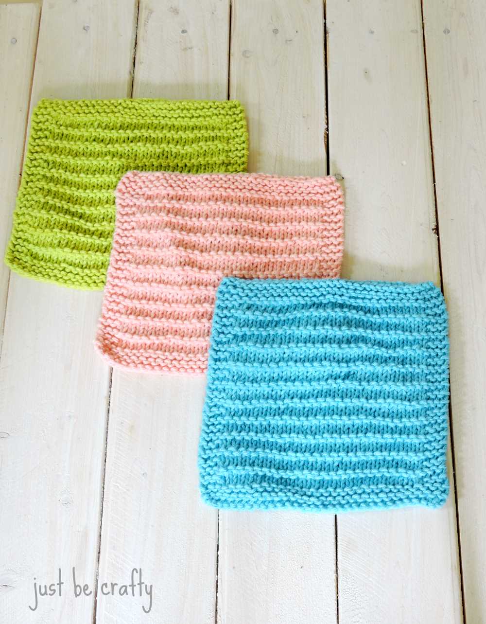 Easiest knit dishcloth pattern