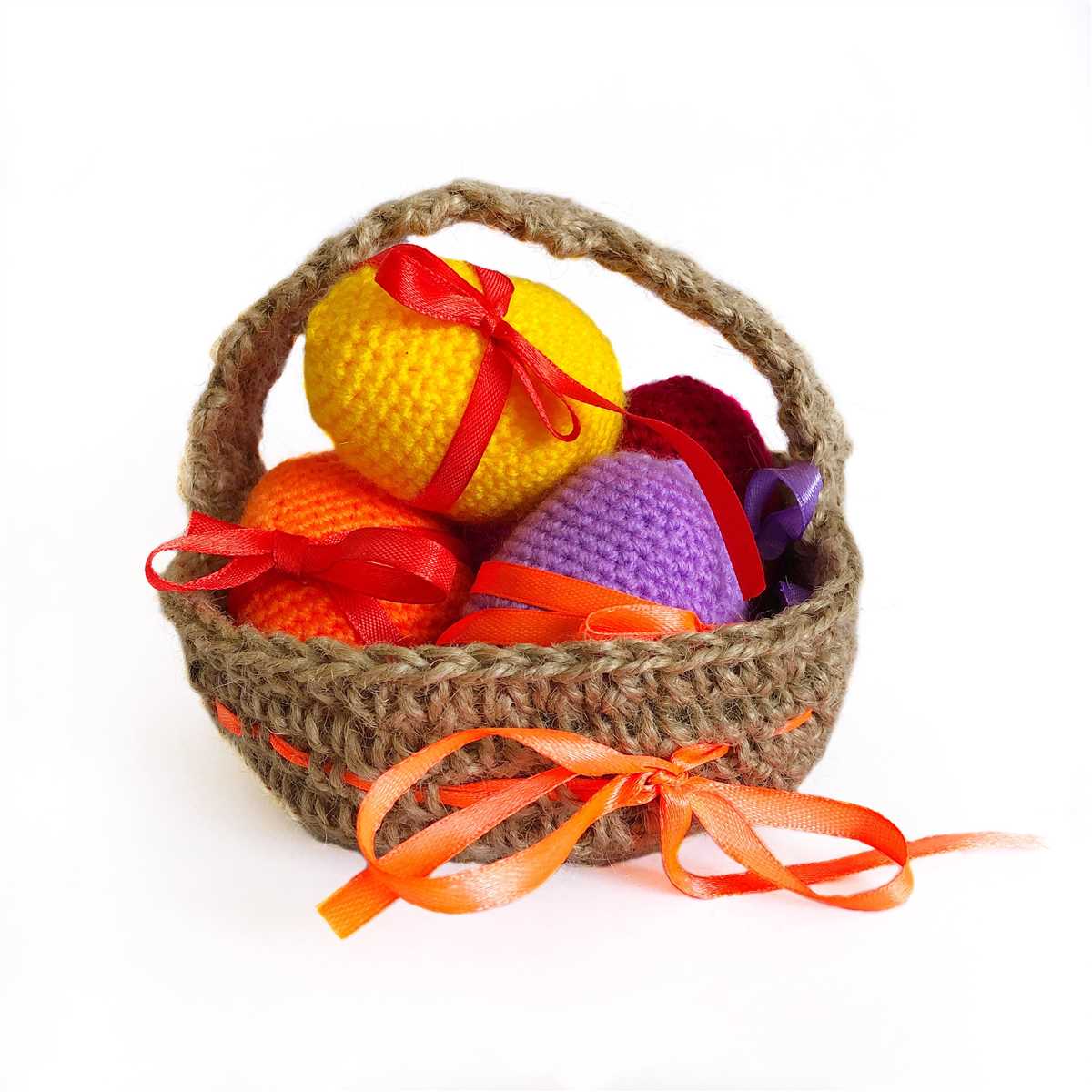 Easter basket knitting pattern