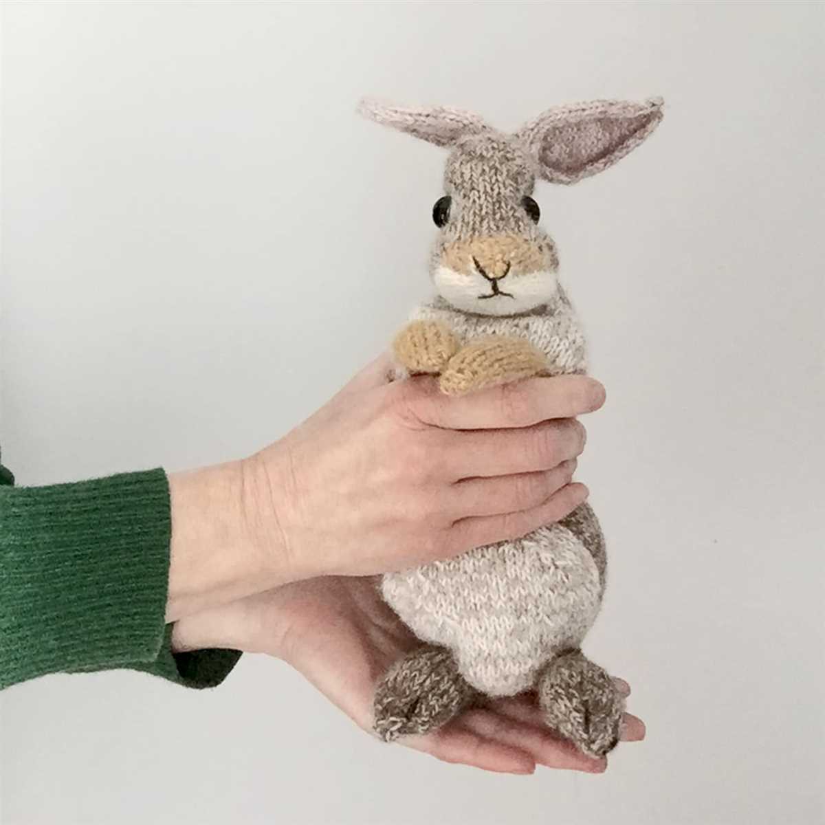 Easter bunny knitting pattern by claire garland