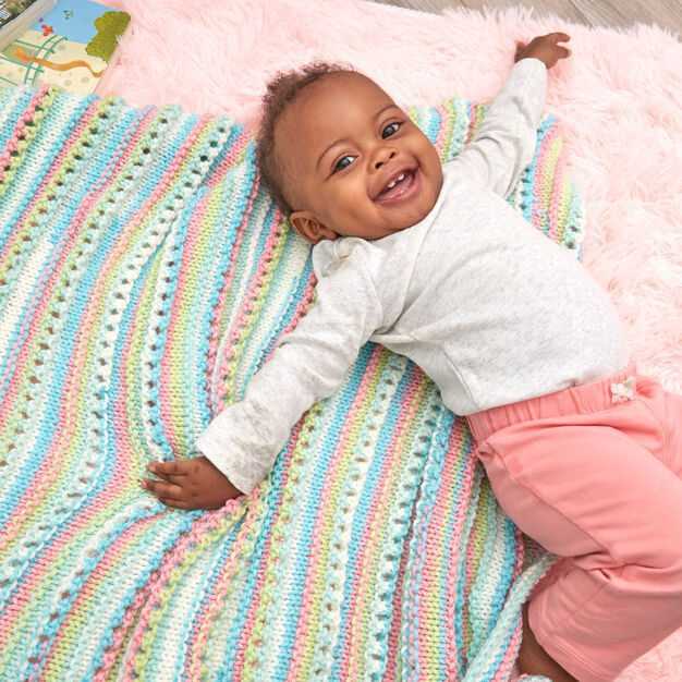 Easy baby blanket knitting patterns