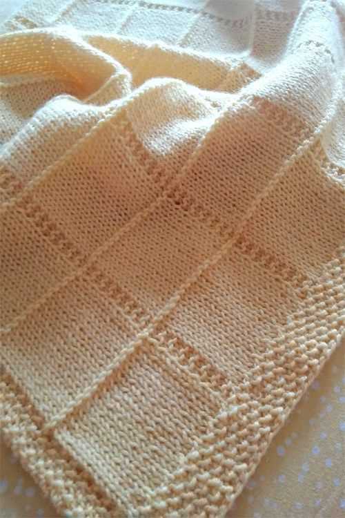 Easy baby blanket knitting patterns