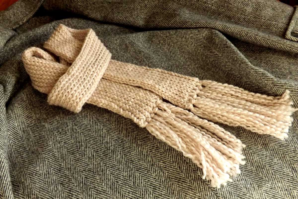 Easy cable scarf knitting pattern