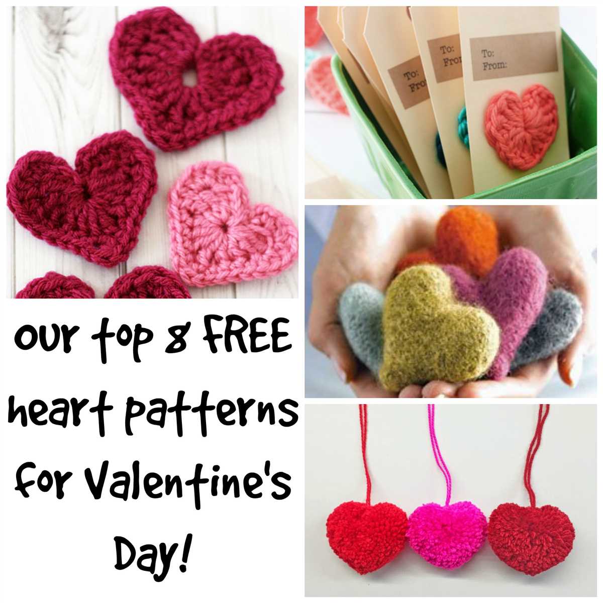 Easy heart knitting pattern free