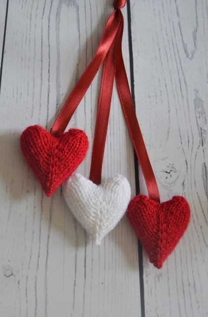 Easy heart knitting pattern free