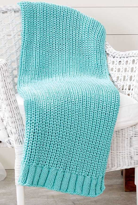 Easy knit afghan patterns free