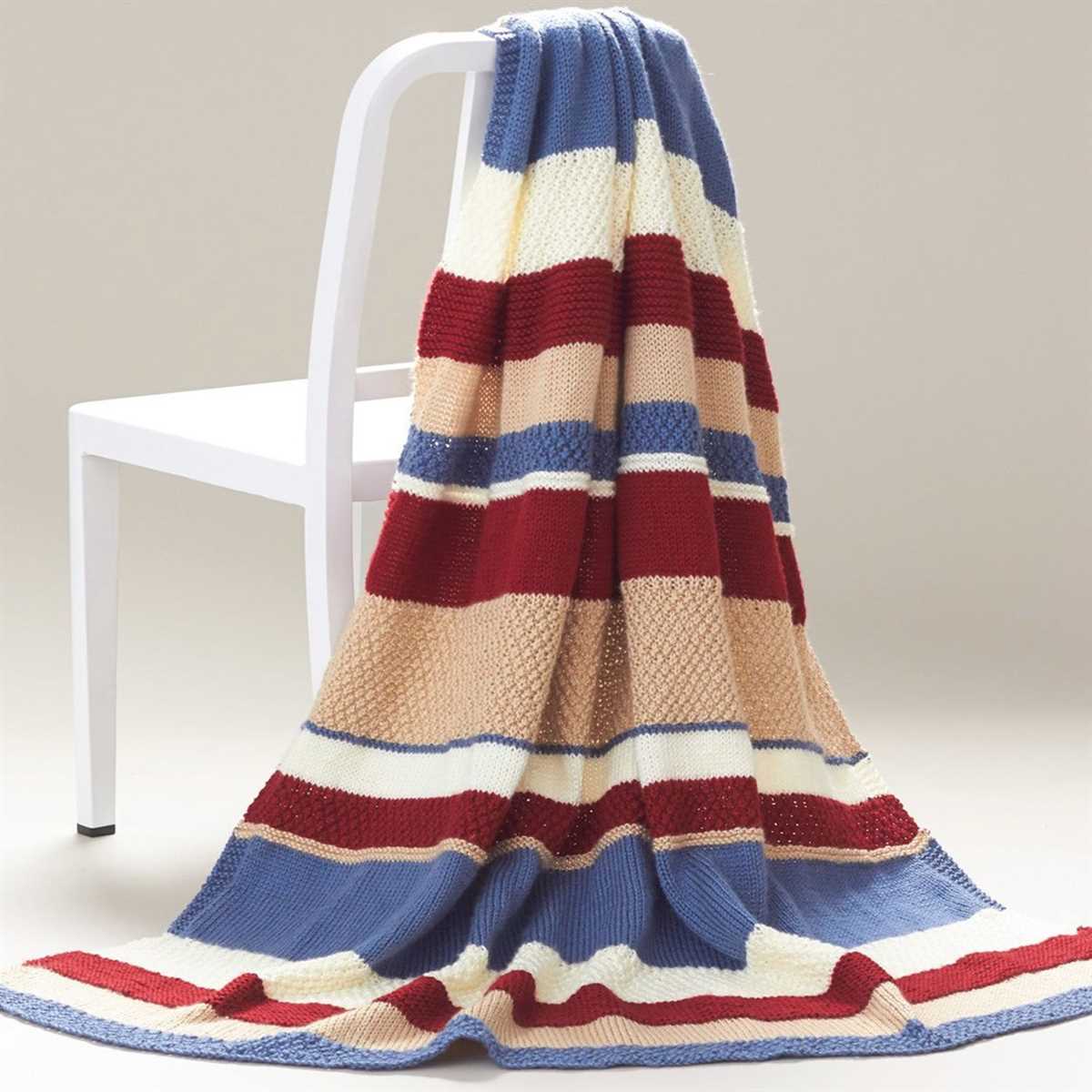 Easy knit afghan patterns free