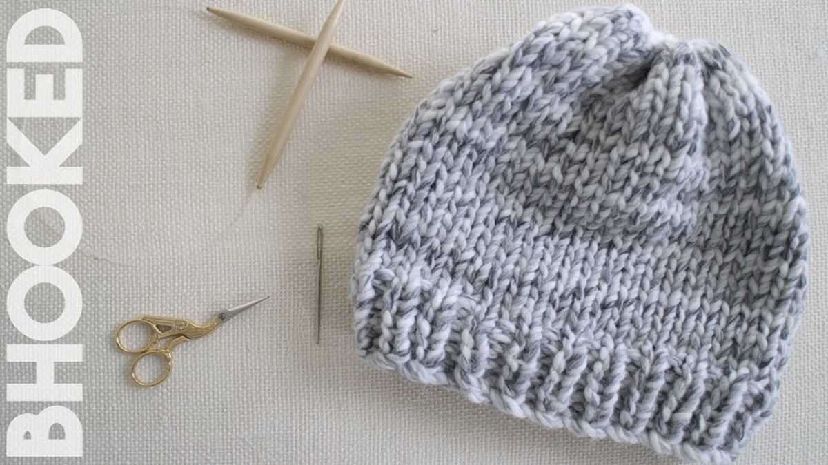 Easy knit hat pattern circular needles