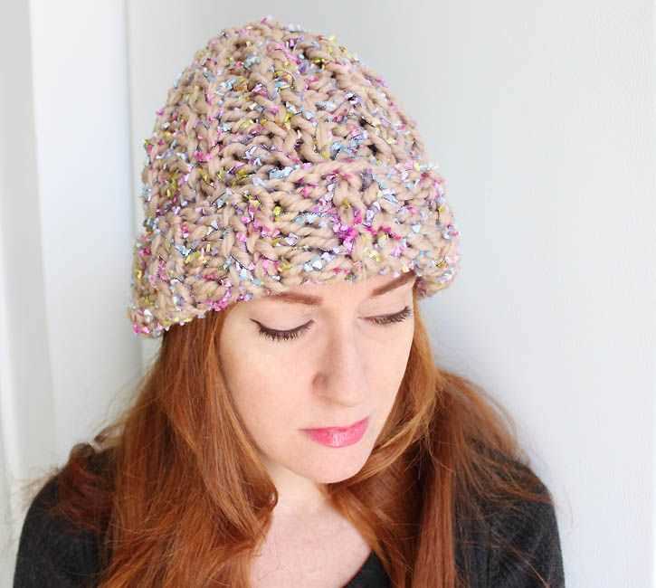 Easy knit hats free patterns