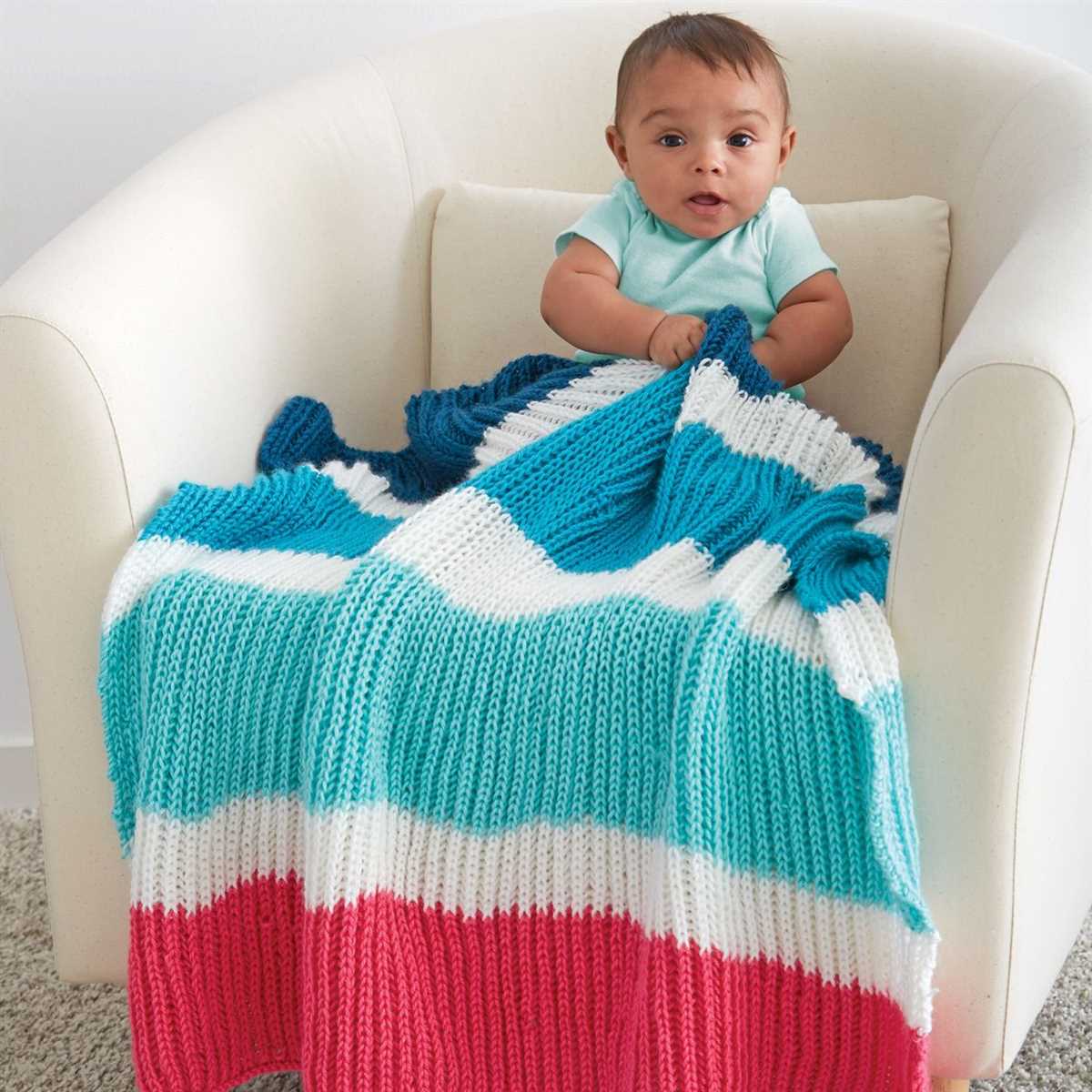 Easy knitted baby blanket patterns free