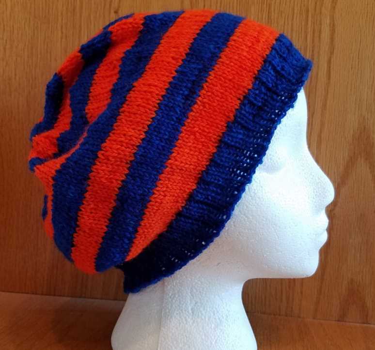 Easy knitted hat pattern for beginners