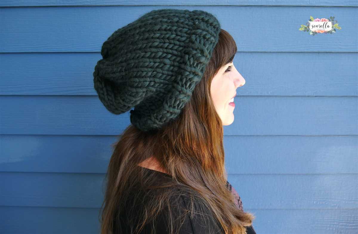 Easy knitted hat pattern for beginners