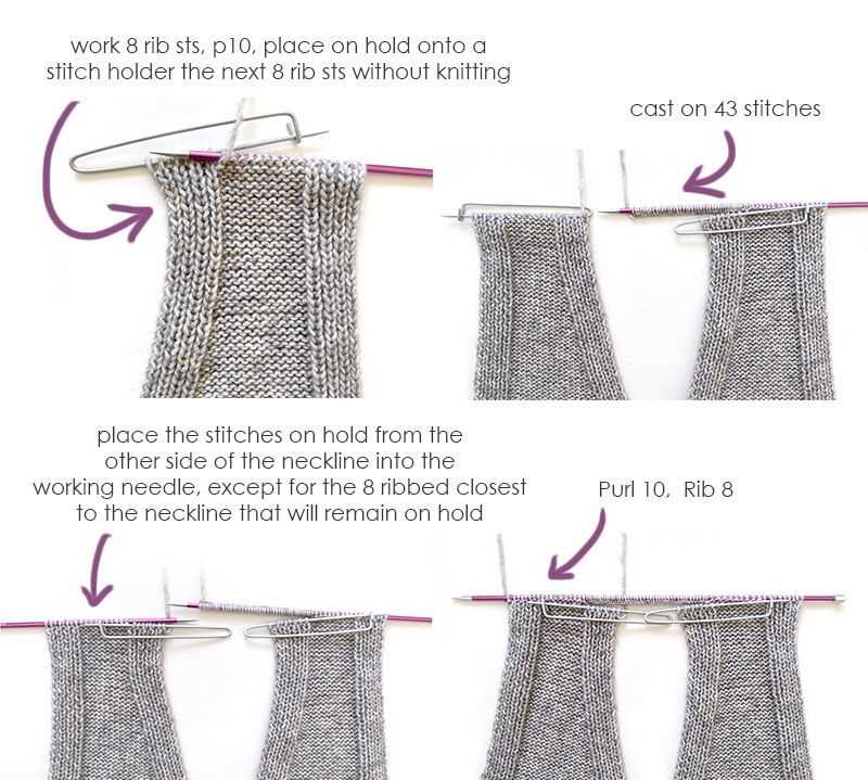 Easy knitted vest patterns free