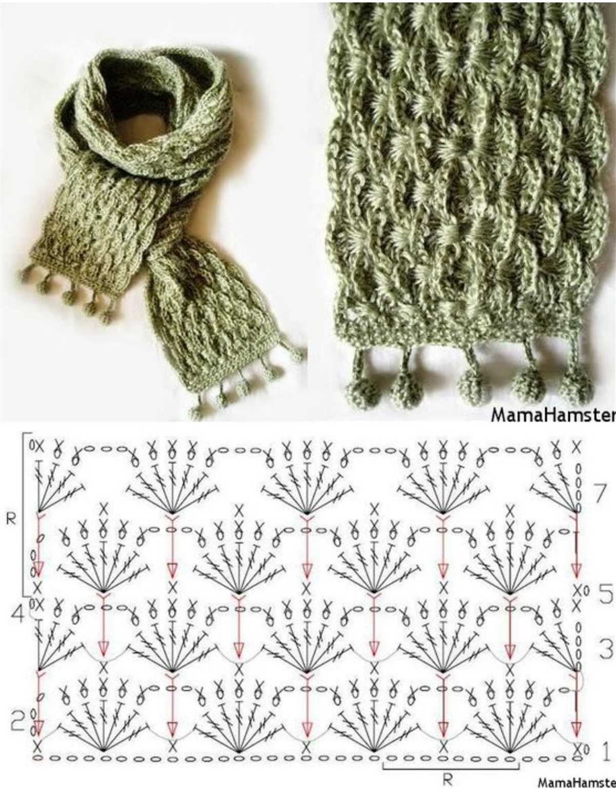 Easy pretty scarf knit patterns