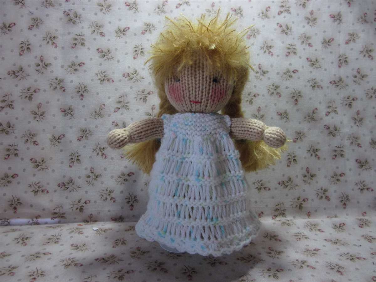 Easy rag doll knitting pattern