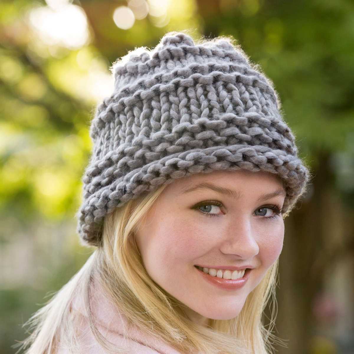 Easy beret knitting pattern straight needles