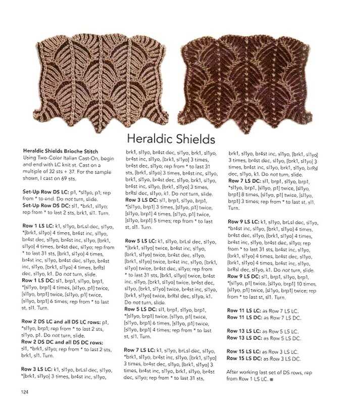 Easy brioche knitting pattern