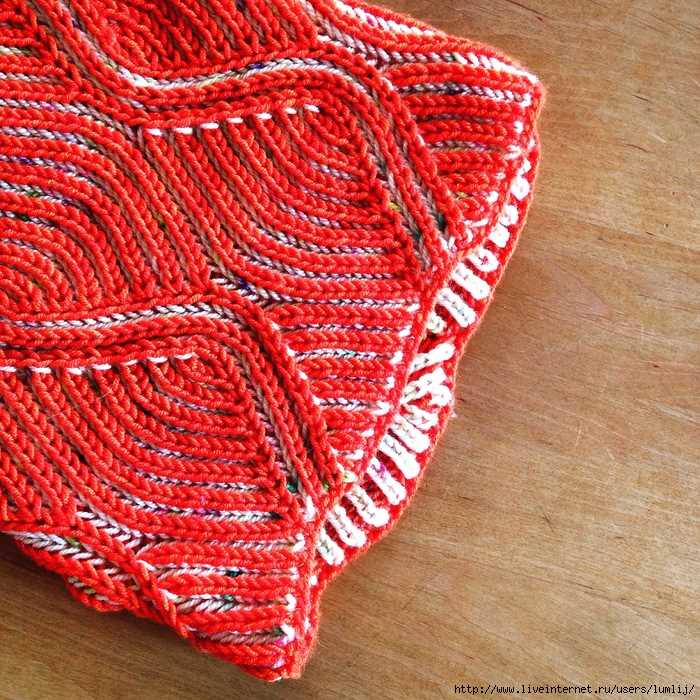 Easy brioche knitting pattern