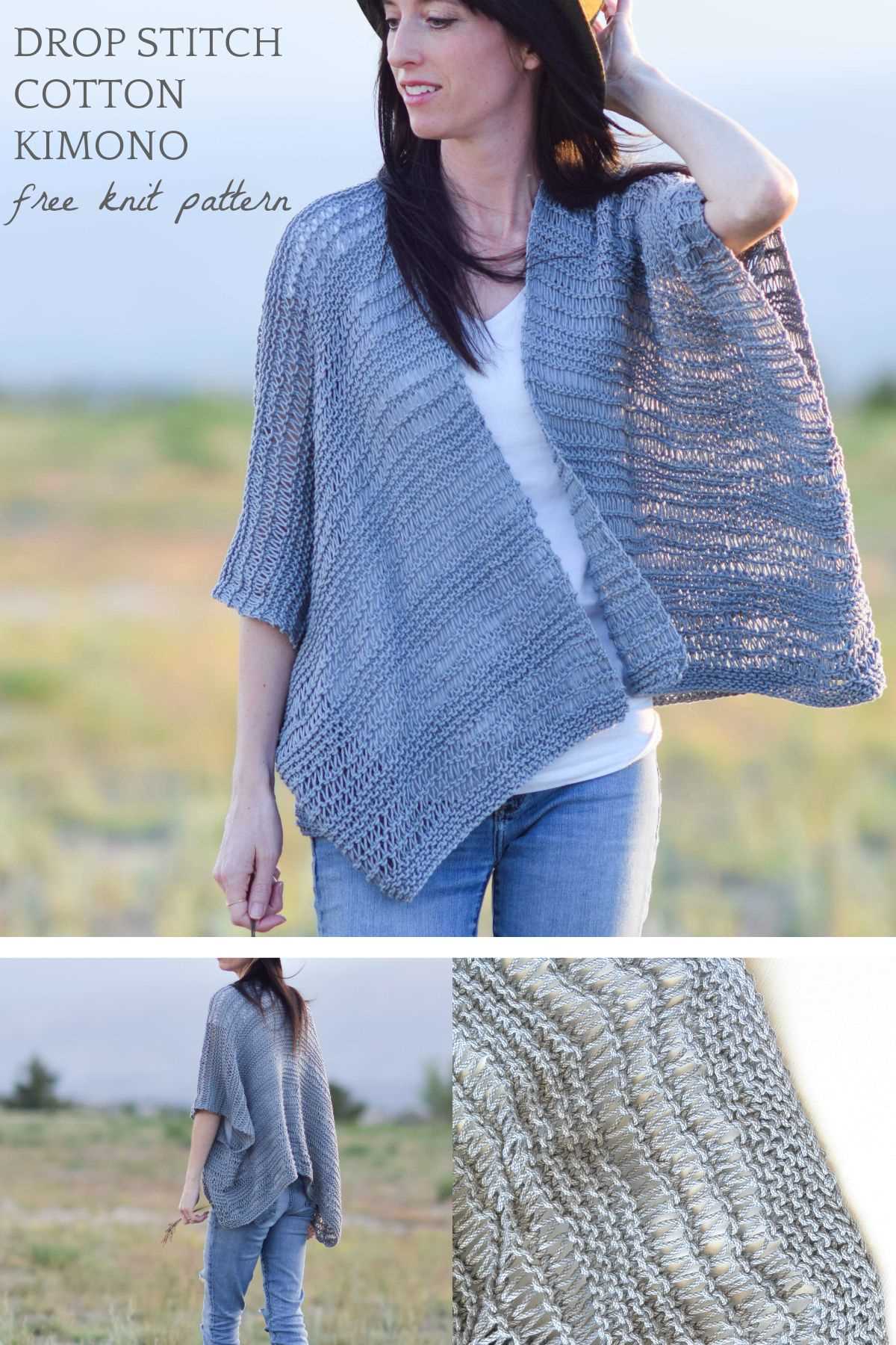 Easy kimono knitting pattern