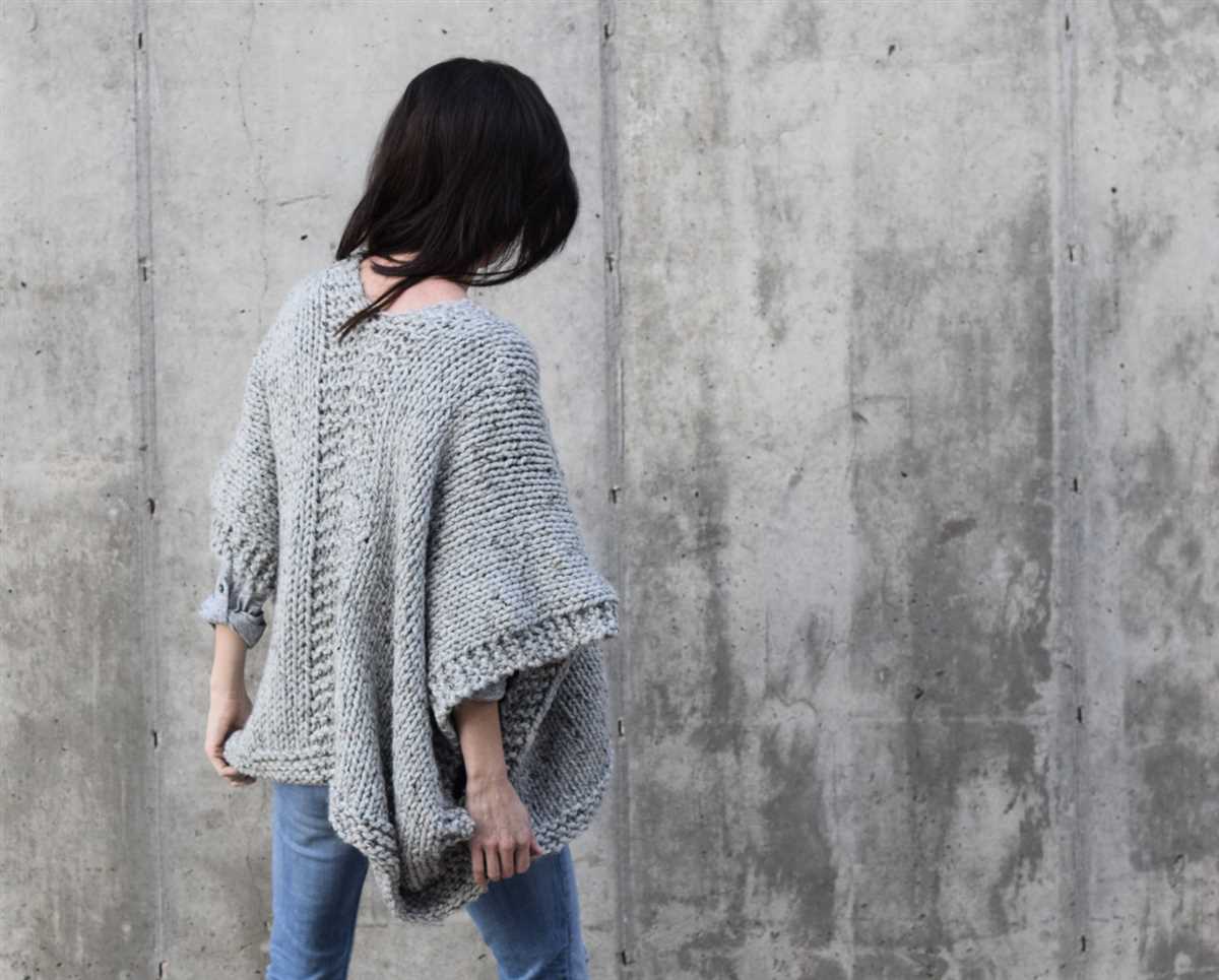 Easy kimono knitting pattern