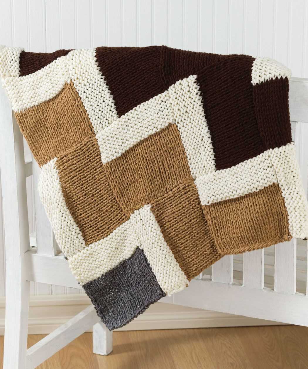 Easy knit afghan patterns free