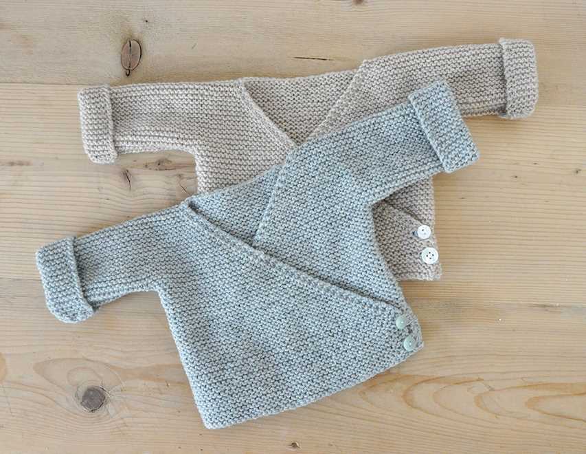 Easy knit baby sweater pattern free