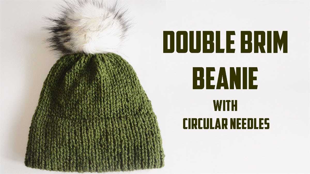 Easy knit hat patterns on circular needles