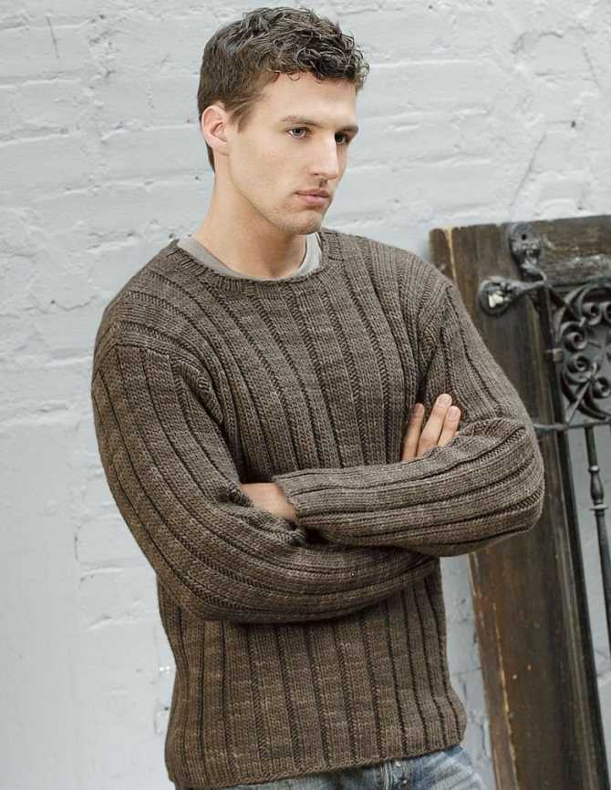 Easy knit mens sweater pattern