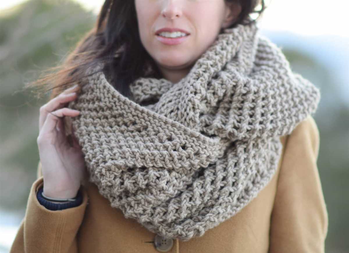 Easy knit scarf pattern bulky yarn