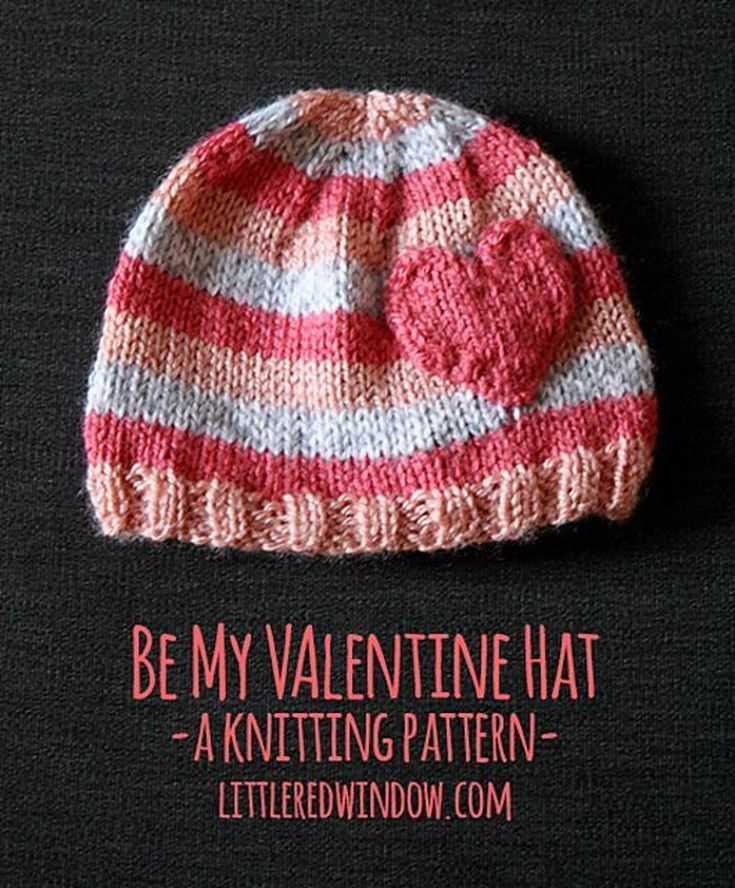 Easy knitting hat patterns