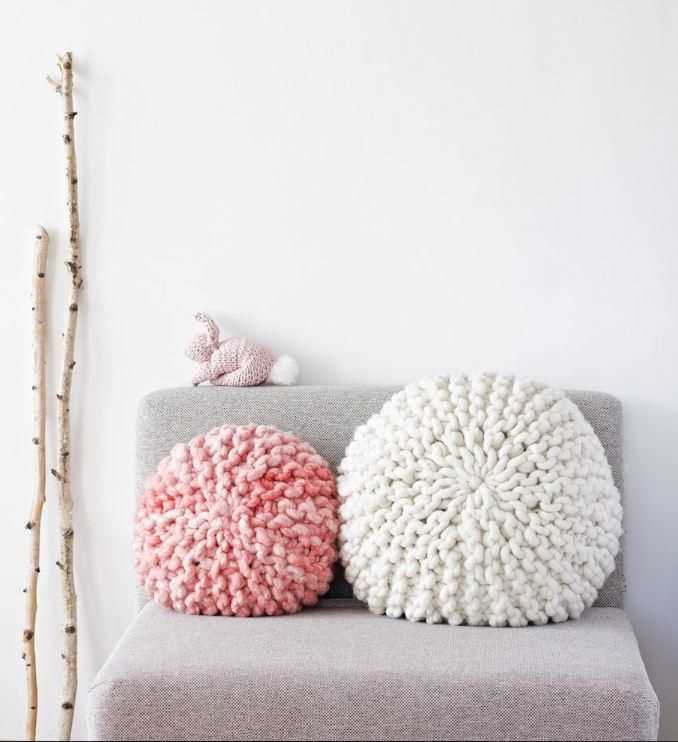 Easy knitting pattern cushion cover