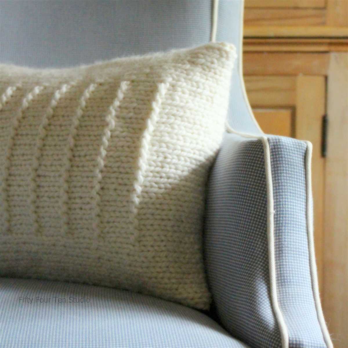 Easy knitting pattern cushion cover