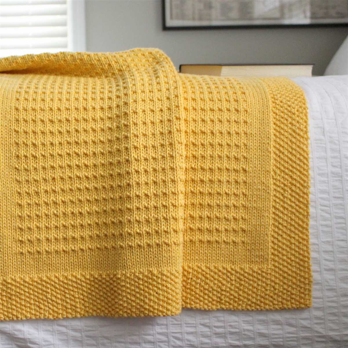 Easy knitting pattern for throw blanket