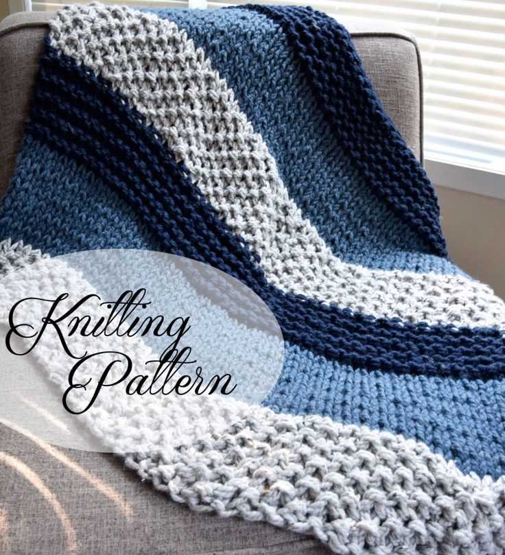 Easy knitting pattern for throw blanket