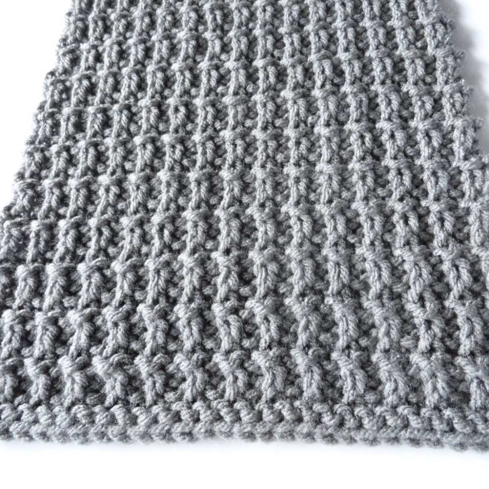 Easy men's scarf knitting pattern free