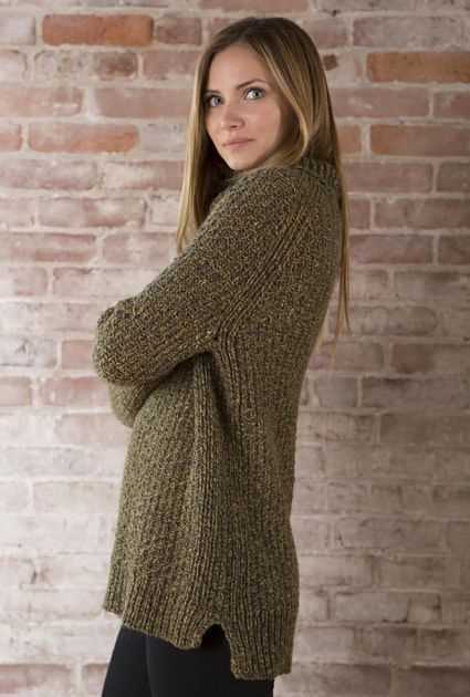 Easy oversized sweater knitting pattern