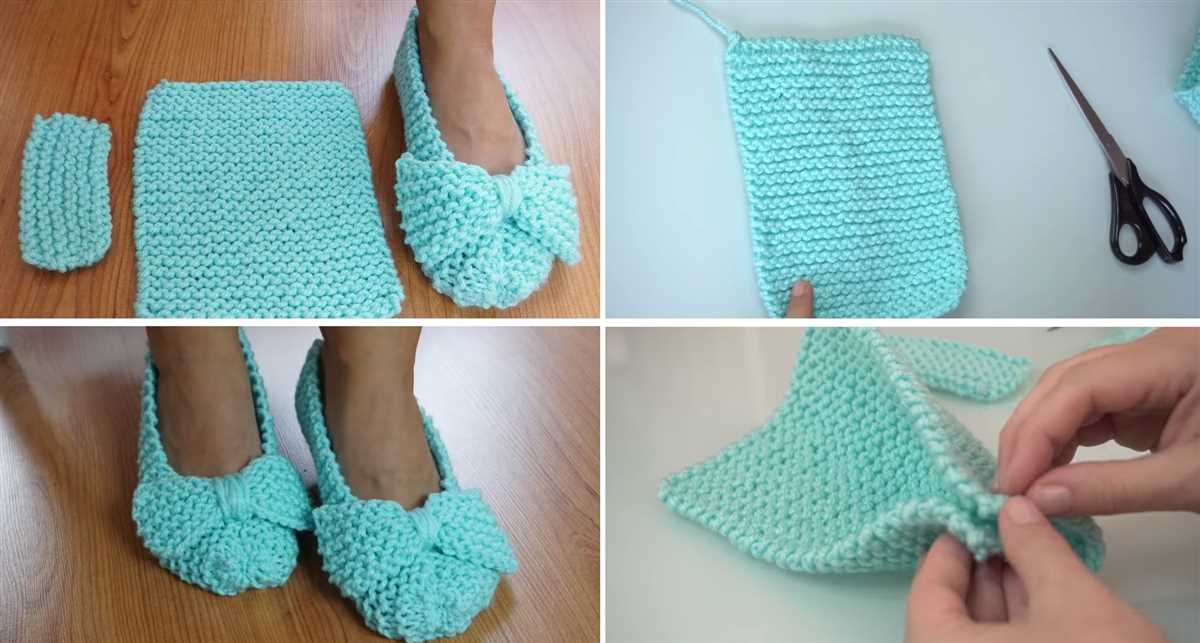 Easy pattern to knit slippers