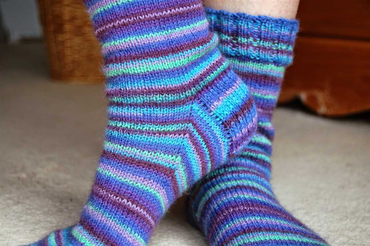 Easy sock knitting pattern circular needles