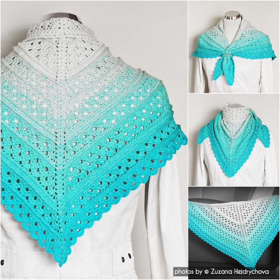 Free knitted pocket shawl pattern