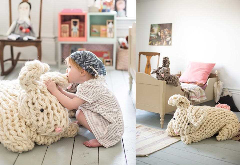 Giant arm knit bunny pattern