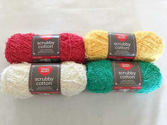 Red heart scrubby yarn knit patterns