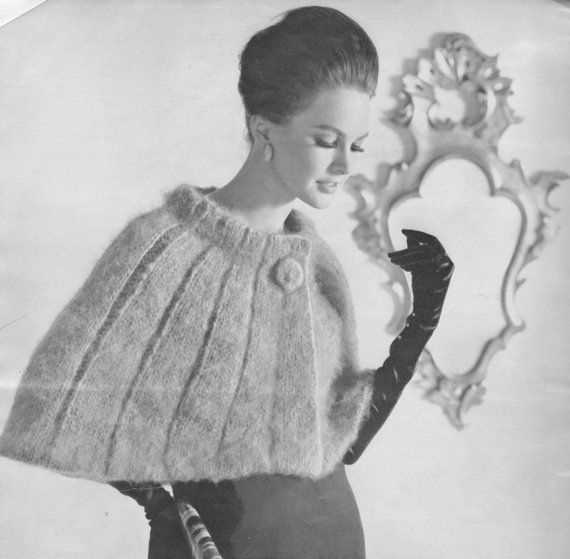 Ladies cape knitting pattern