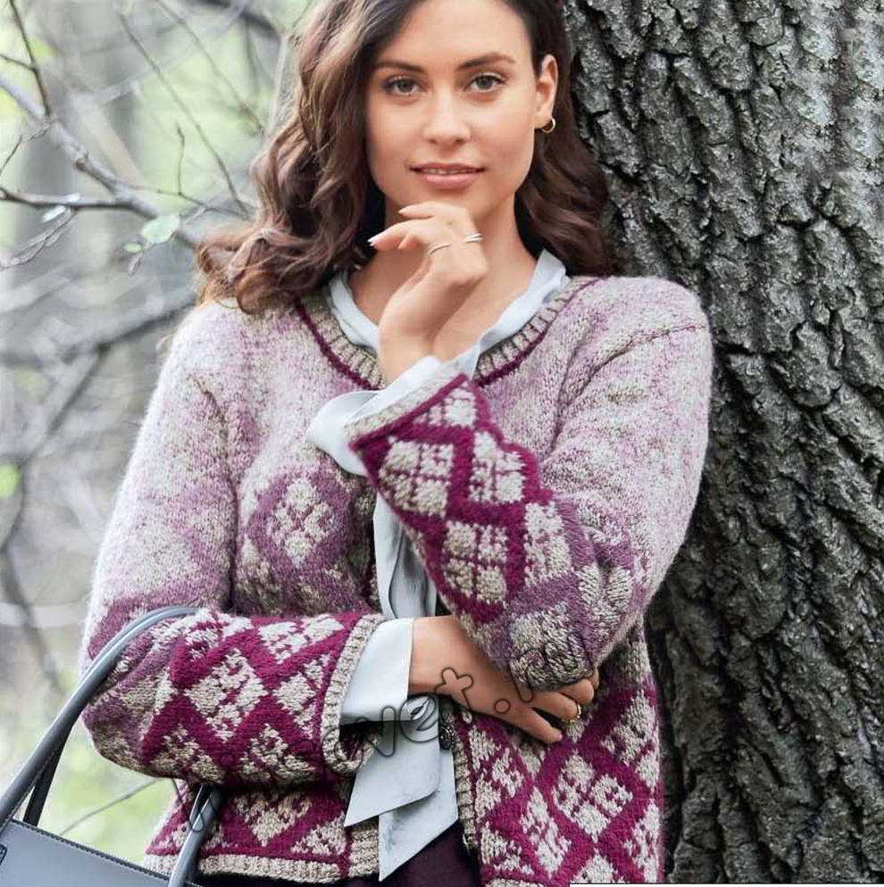 Bell sleeve cardigan knitting pattern