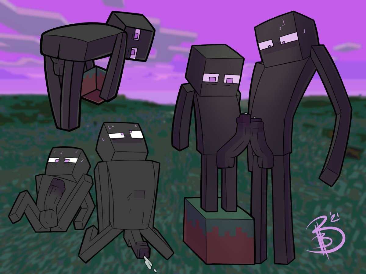 Enderman knitting pattern